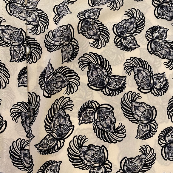 STELLA MCCARTNEY Black&White Blouse Sz 40 - Picture 3 of 6